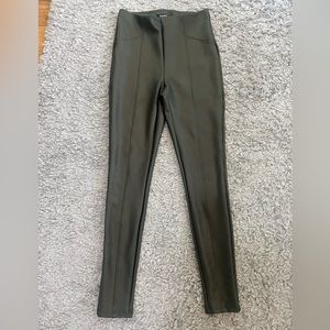Express Olive Green Leggings